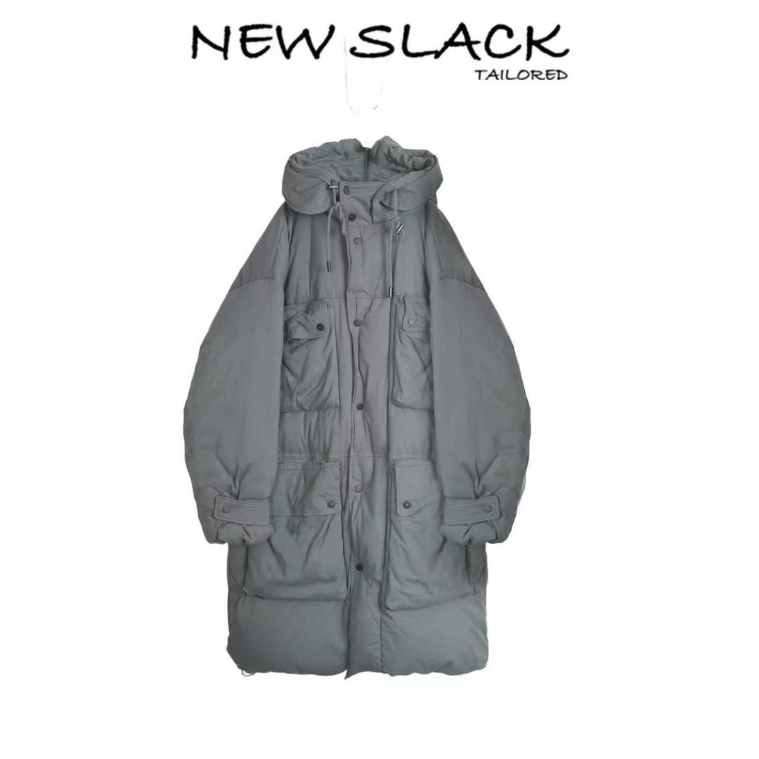 NEW SLACK NQ1139 棉感大口袋鹅绒服卡码拍小