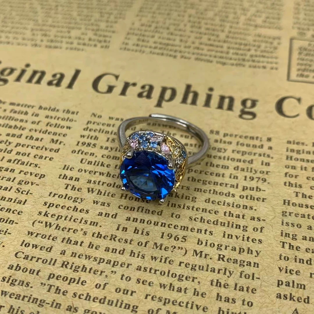 DYJC226 蓝色戒指