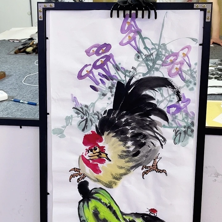 国画张圣敏先生纯手绘作品