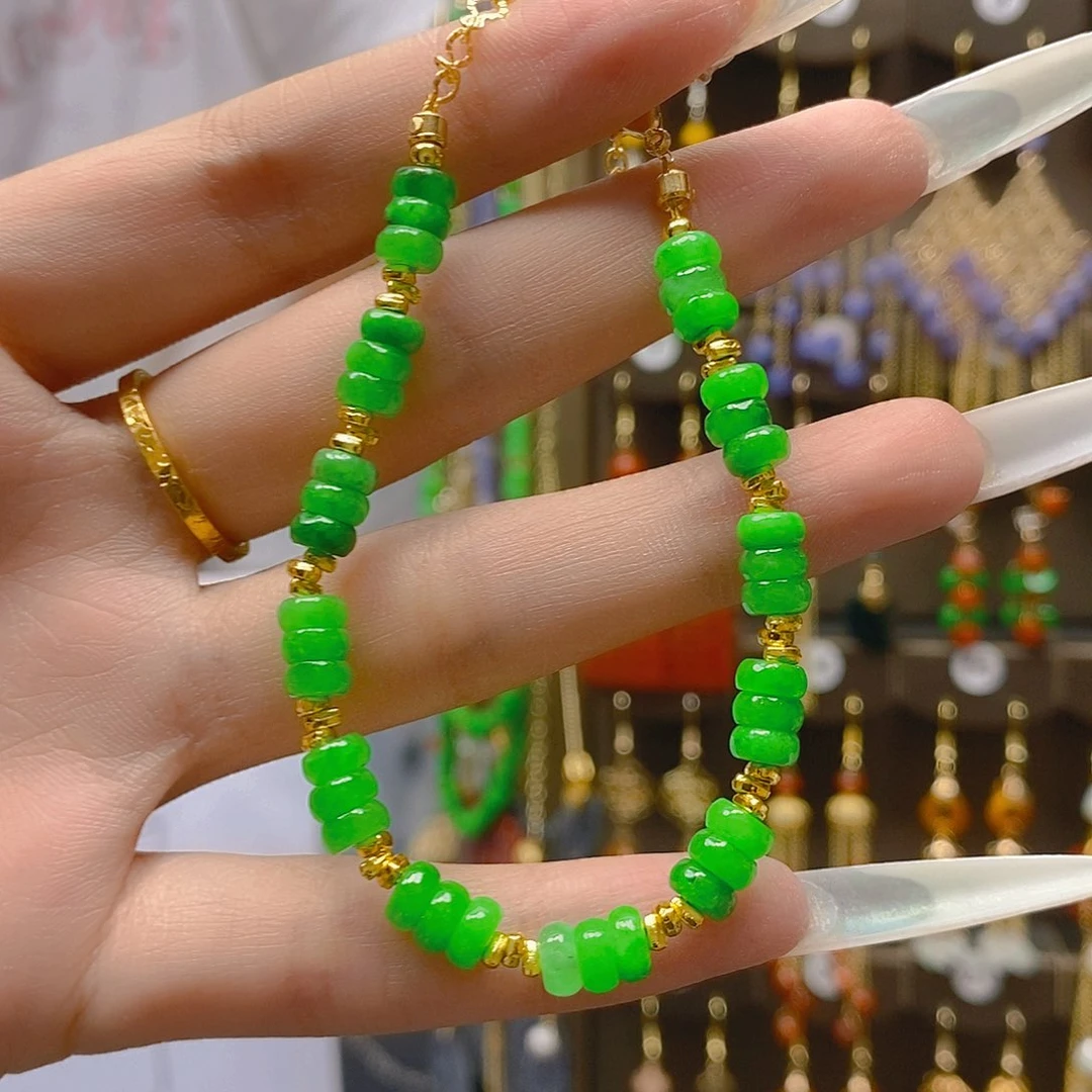 翡翠合金耳饰翡翠