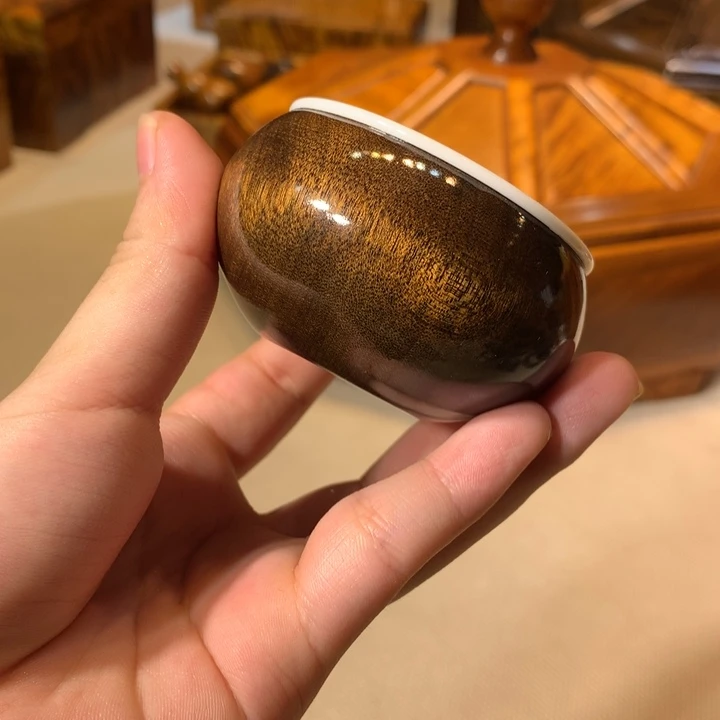 金丝楠阴沉木茶杯
