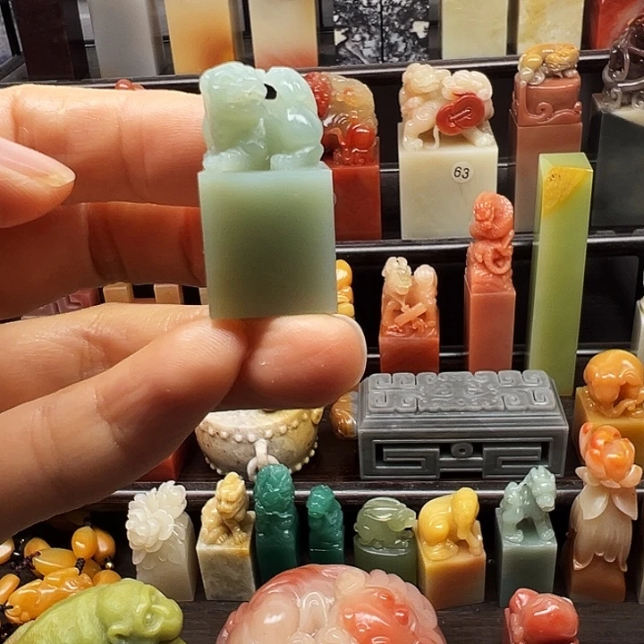 寿山石印石寿山石手工雕刻