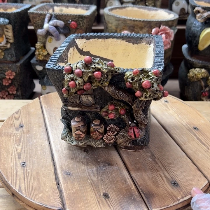 青藤多肉花盆百搭