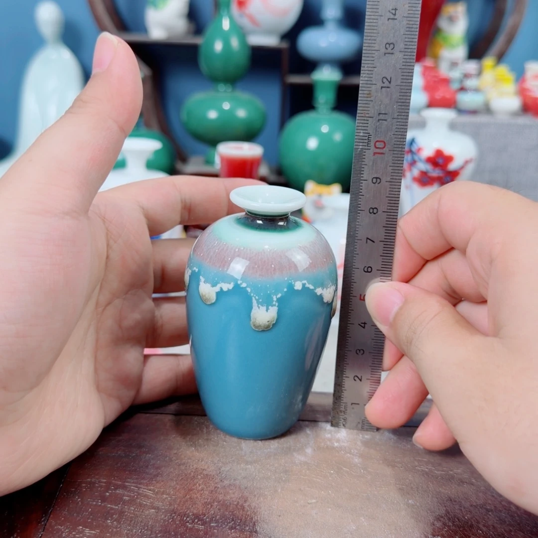 陶瓷手工小花器摆件