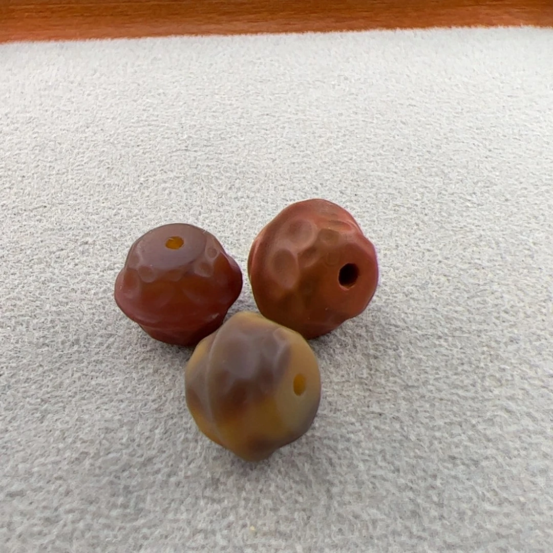 未镶嵌（百香籽9-10mm发一个）南红玛瑙