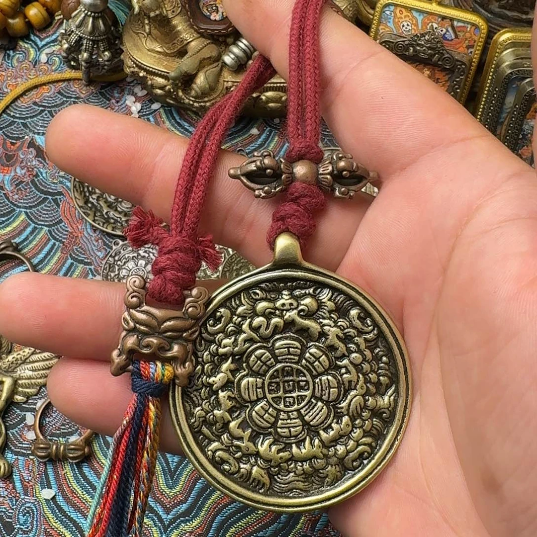 不***理藏式风格九宫八卦牌