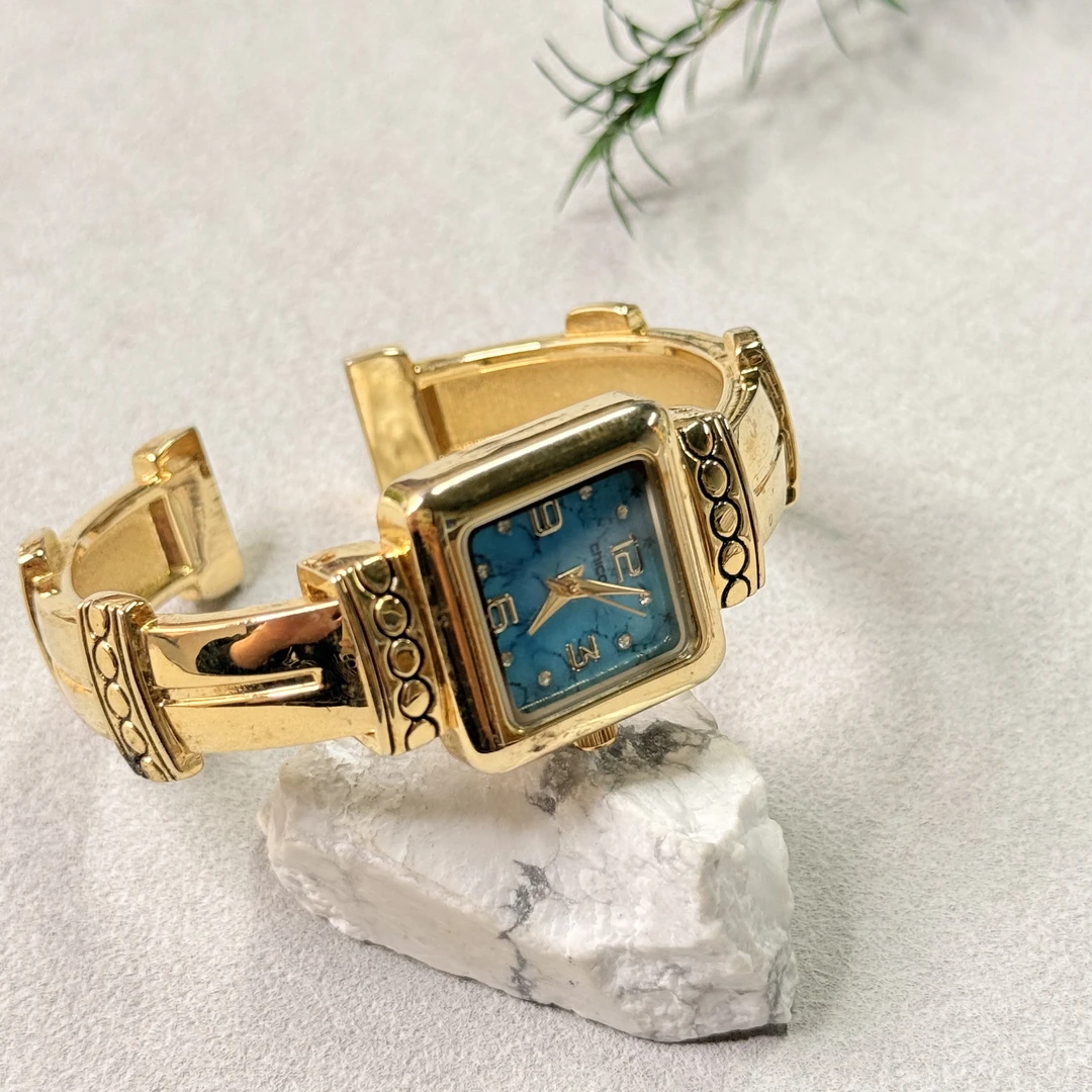 90新  【六六中古】孤品复古开口手镯表ty0550表盘22.7