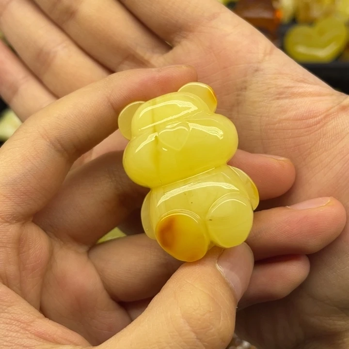 琥珀未镶嵌裸石天然琥珀蜜蜡