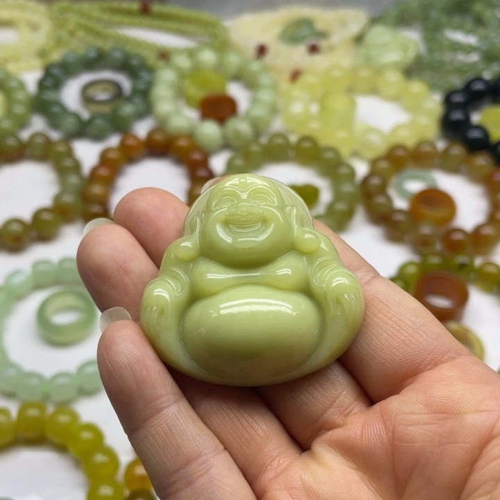 蛇纹石玉吊坠未镶嵌t****g