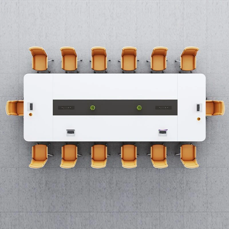 2025年新款会议桌长桌办公桌会议室培训桌椅组合简约现代长条桌子