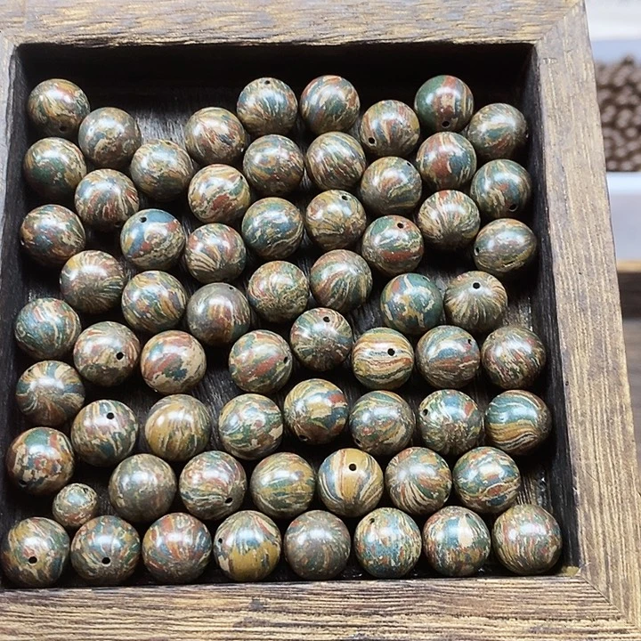 梦入飞天1.2天然合香珠50克到手微瑕