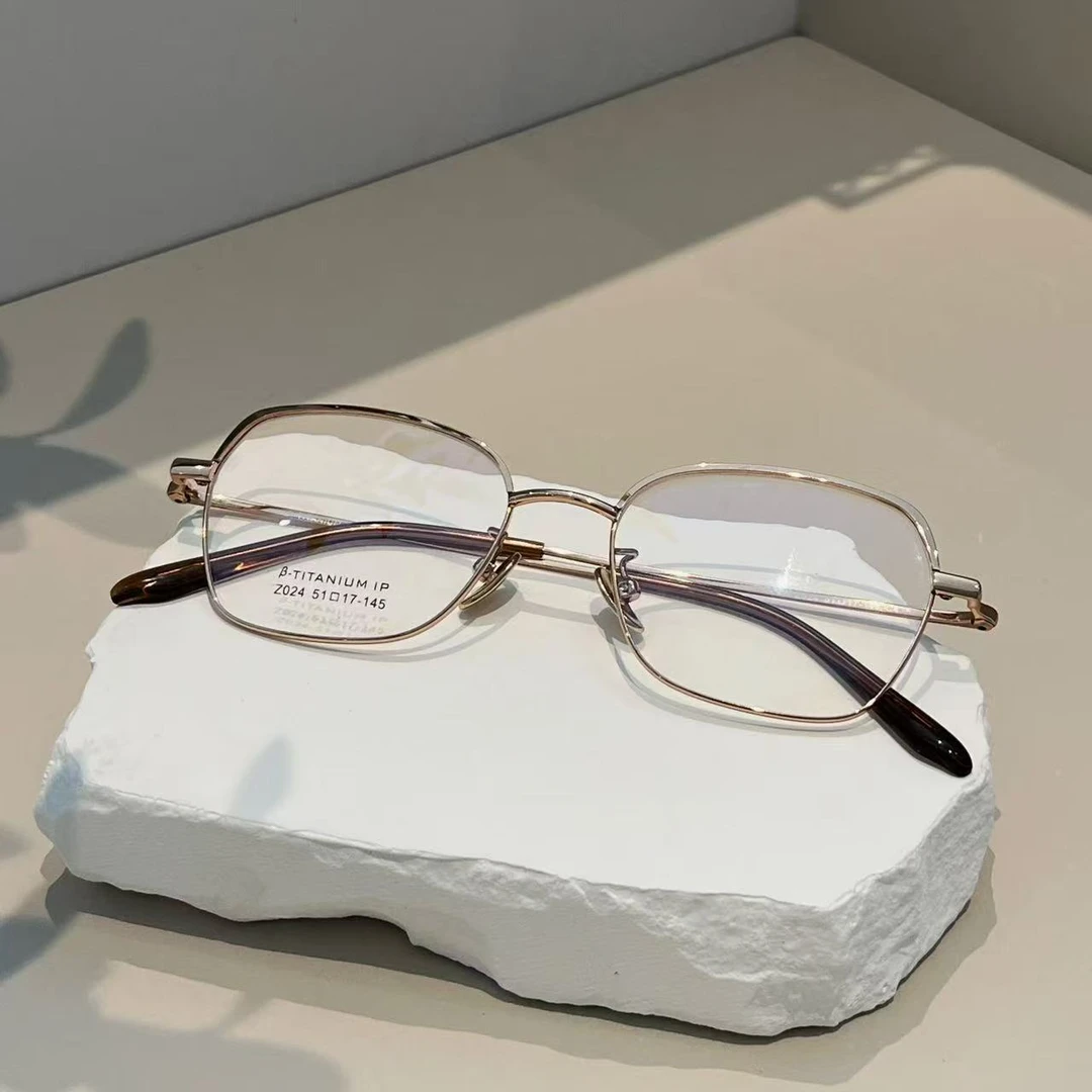 （z024）半钛超轻网红防辐射大框韩版潮流男女同款学生近视眼镜