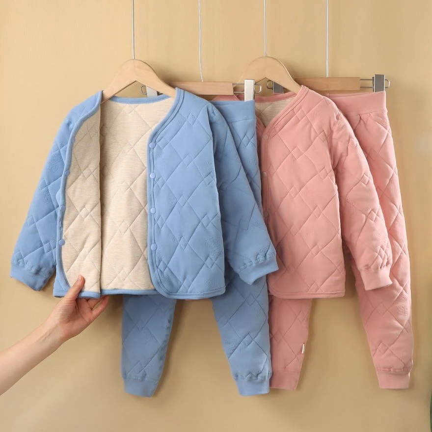 【校服神器G】绵羊毛儿童秋冬棉袄棉裤内穿保暖男女小学生内胆