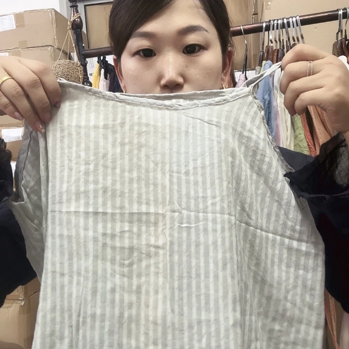 棉0112米灰吊带瑕疵不退货