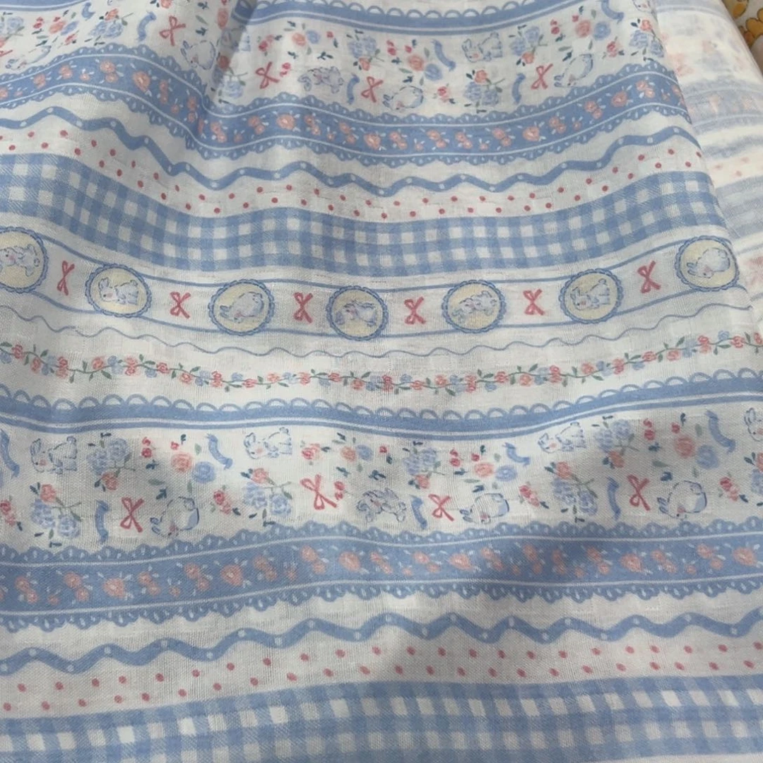 棉新品一米价1.4米宽超柔软舒服纯棉双层纱E