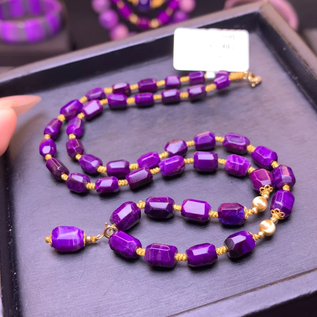 苏纪石（舒俱来）18K金镶嵌项链