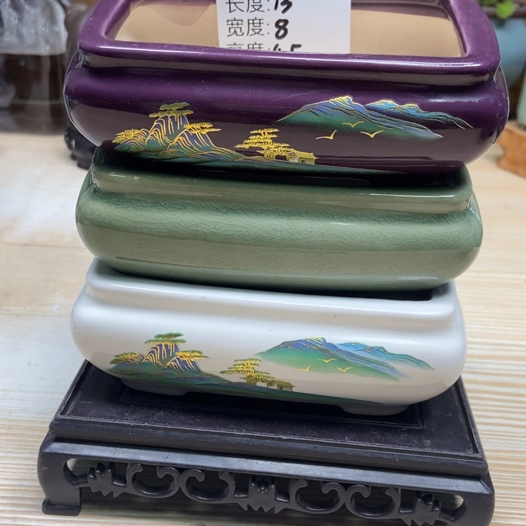 瓷片陶瓷花盆陶瓷艺术