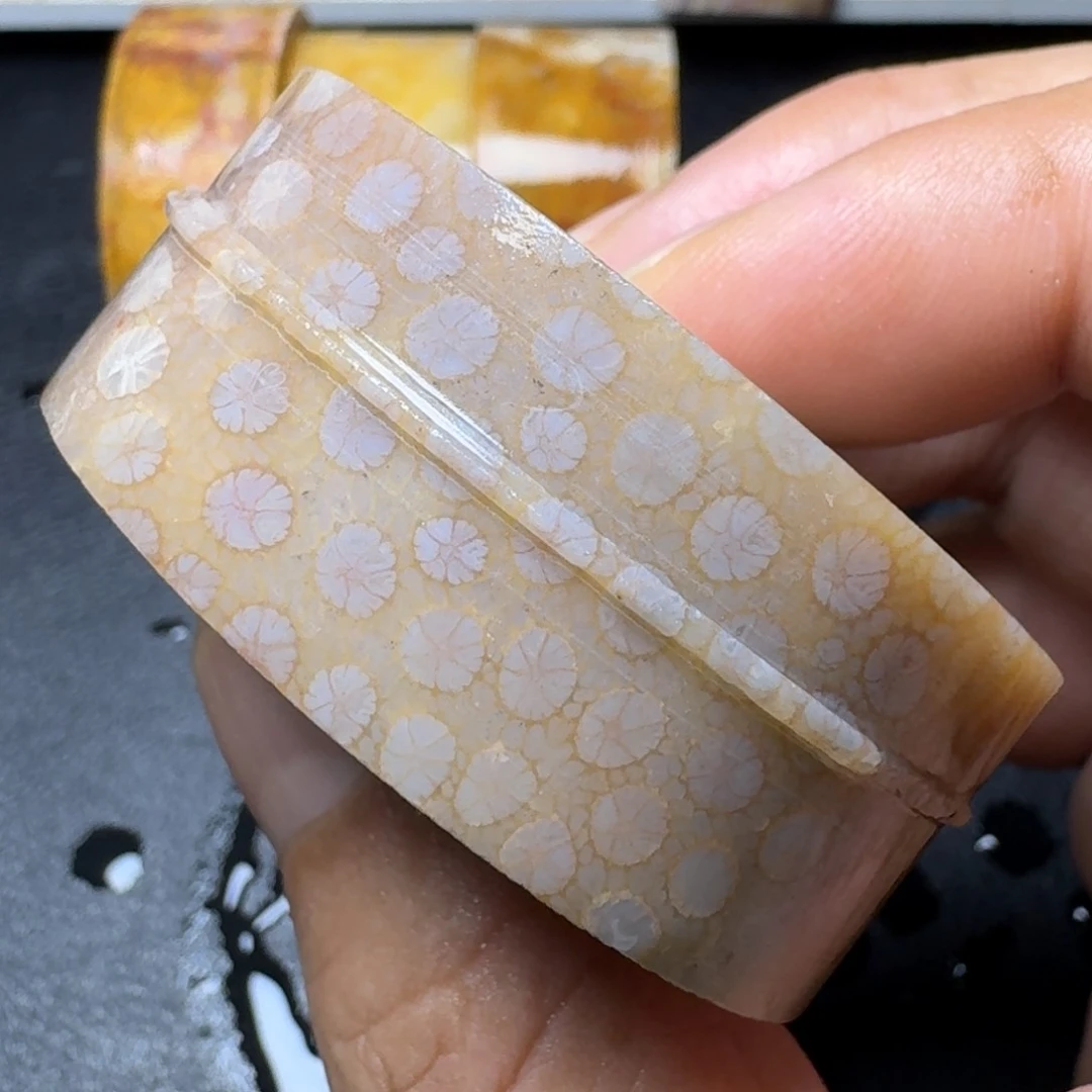 硅化玉纯天然色有机玉石保真色未镶嵌