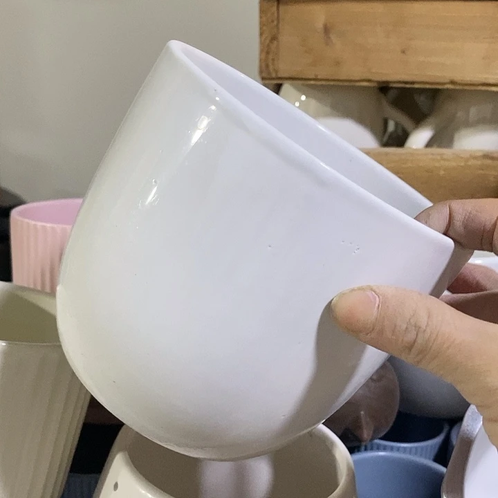 摆件陶陶盆有孔 瑕疵介意勿拍