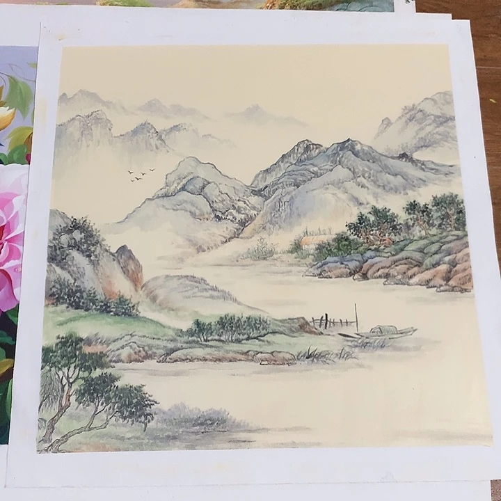 油画70*70手绘油画