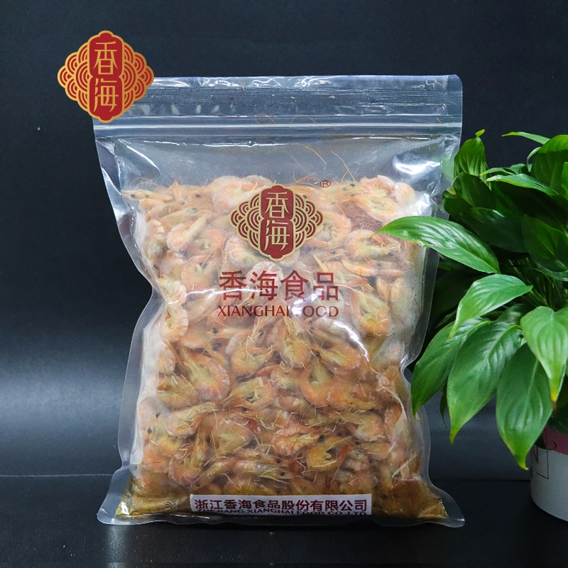 香海小小烤虾2斤装 鲜香营养丰富精选海虾制成可带壳吃零食大袋装