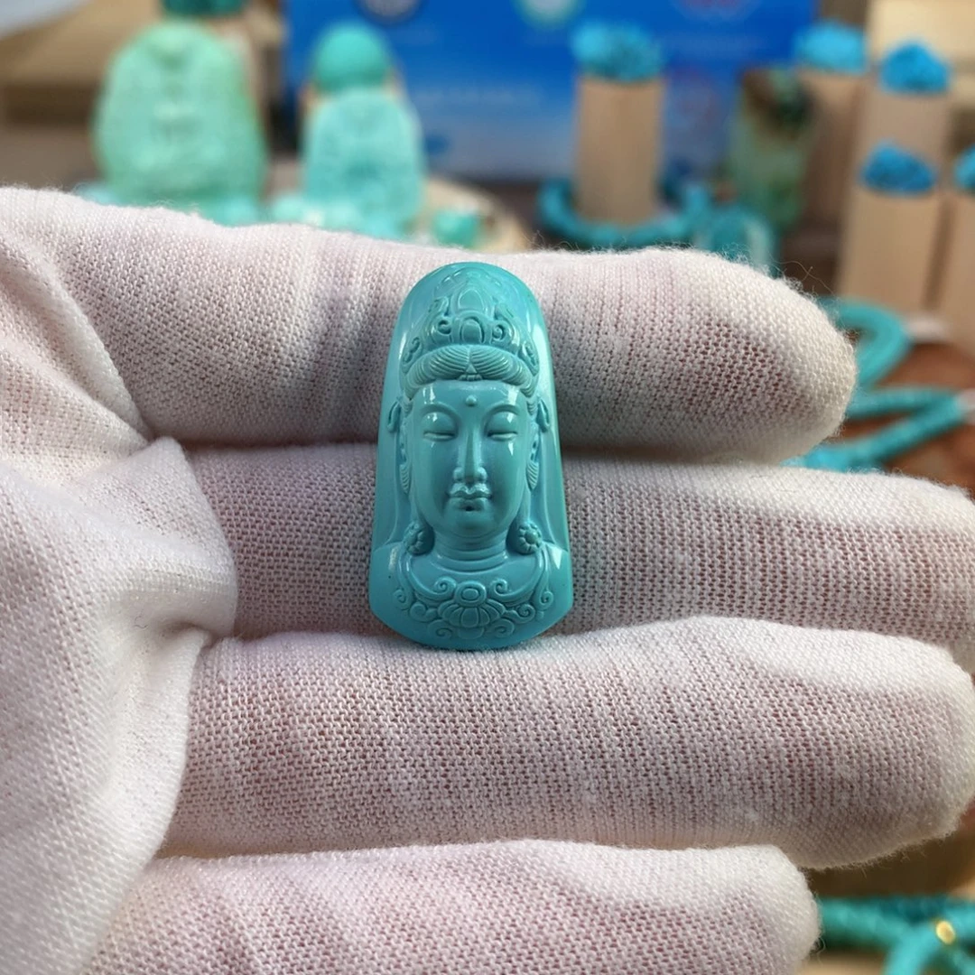 绿松石未镶嵌珠宝奇石16mm