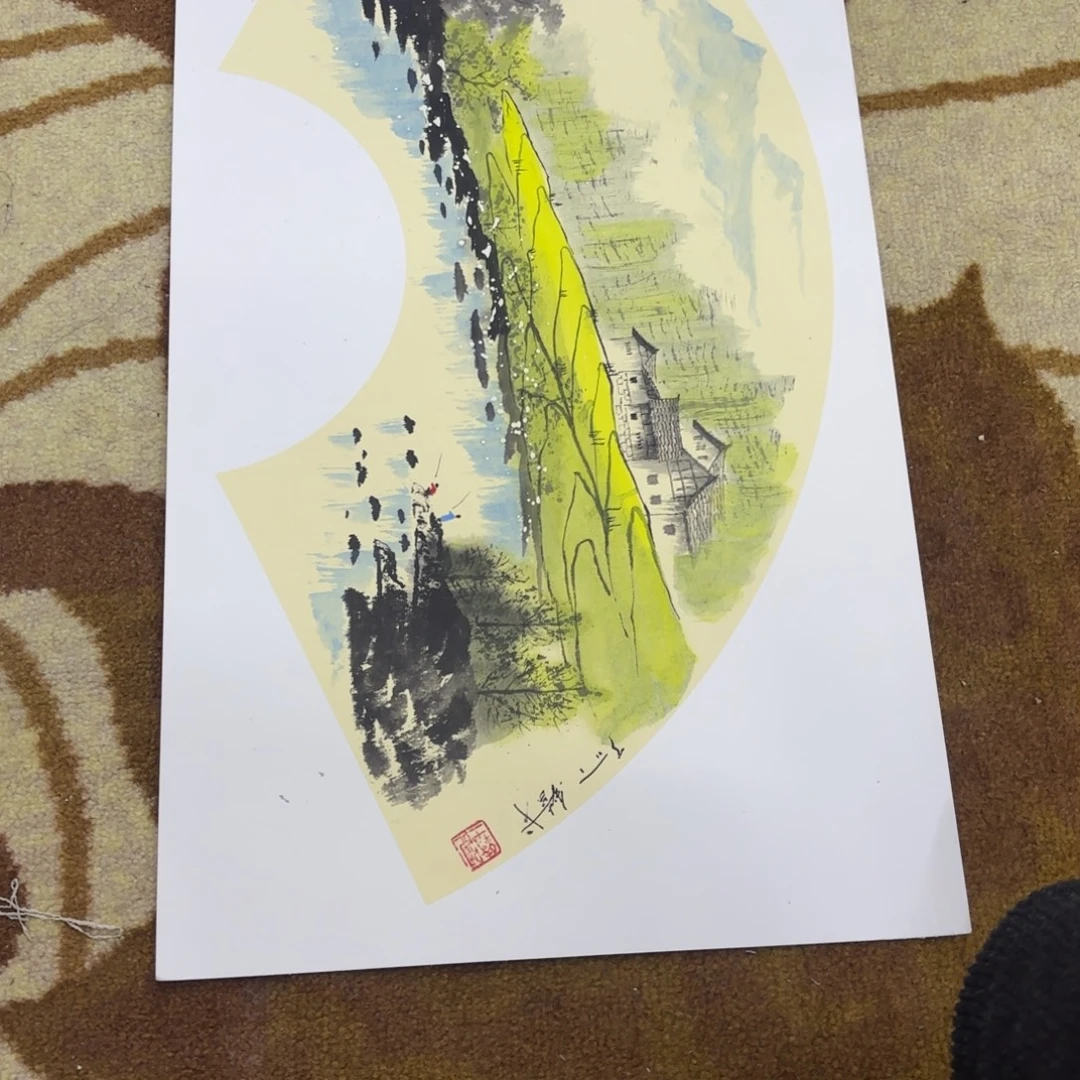 国画赵铁33-66卡纸作品艺