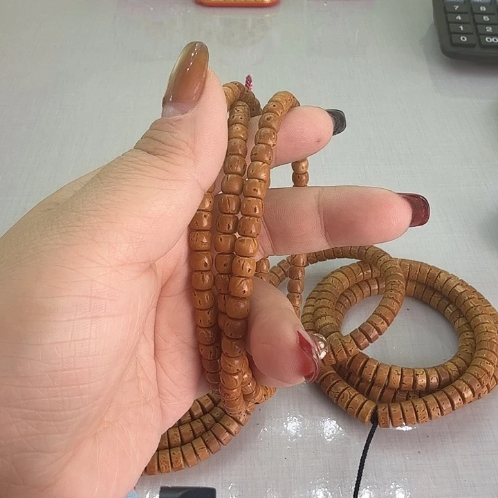 @***）木质类桃核脖挂精工老型