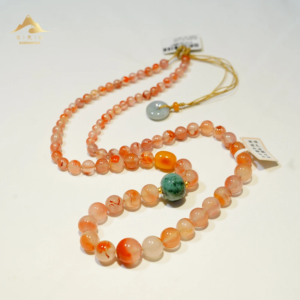 宝梵陀南红项链【扣肉推荐】1434