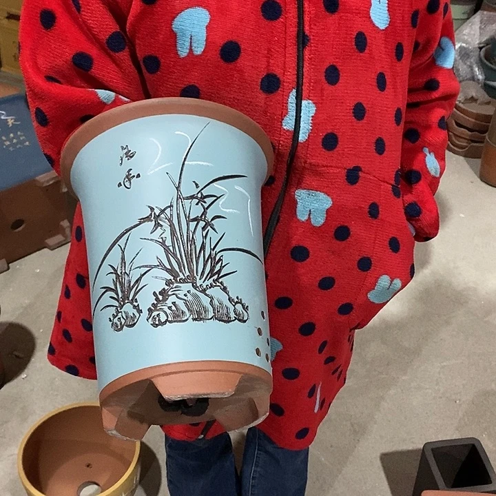 紫砂花盆紫砂花盆