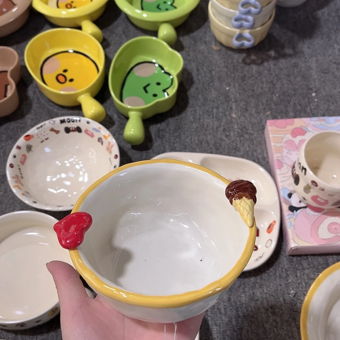 爱心碗5寸陶瓷餐具系列