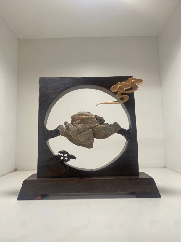 灵璧石古典赏石金龙直播间