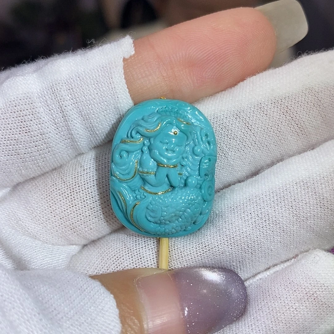 绿松石未镶嵌珠宝奇石