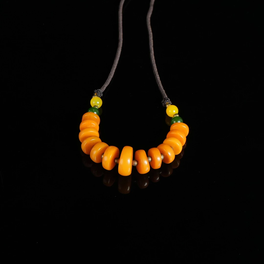 M2574 算盘珠锁骨链 14.75g