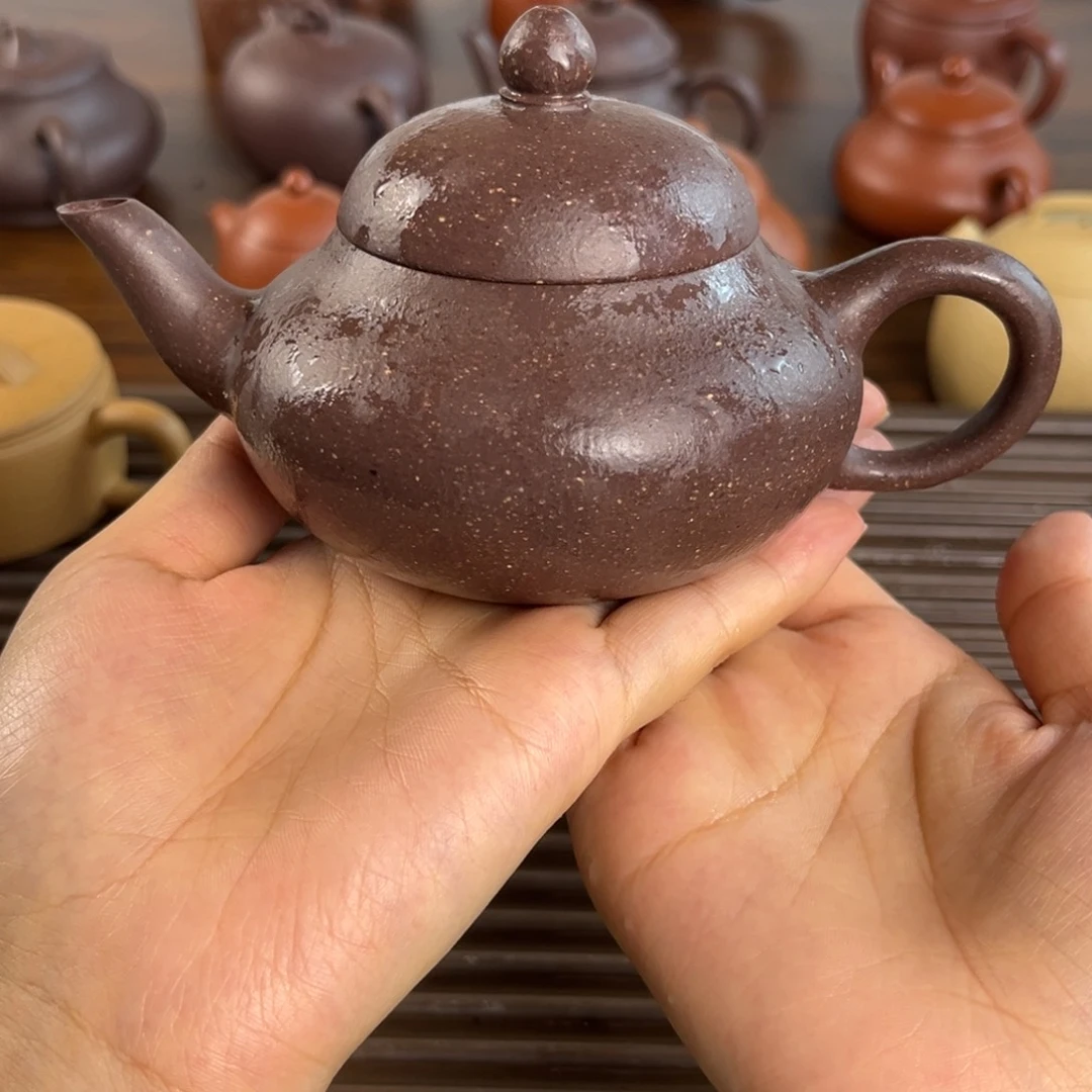 茶壶紫砂手工制作180cc