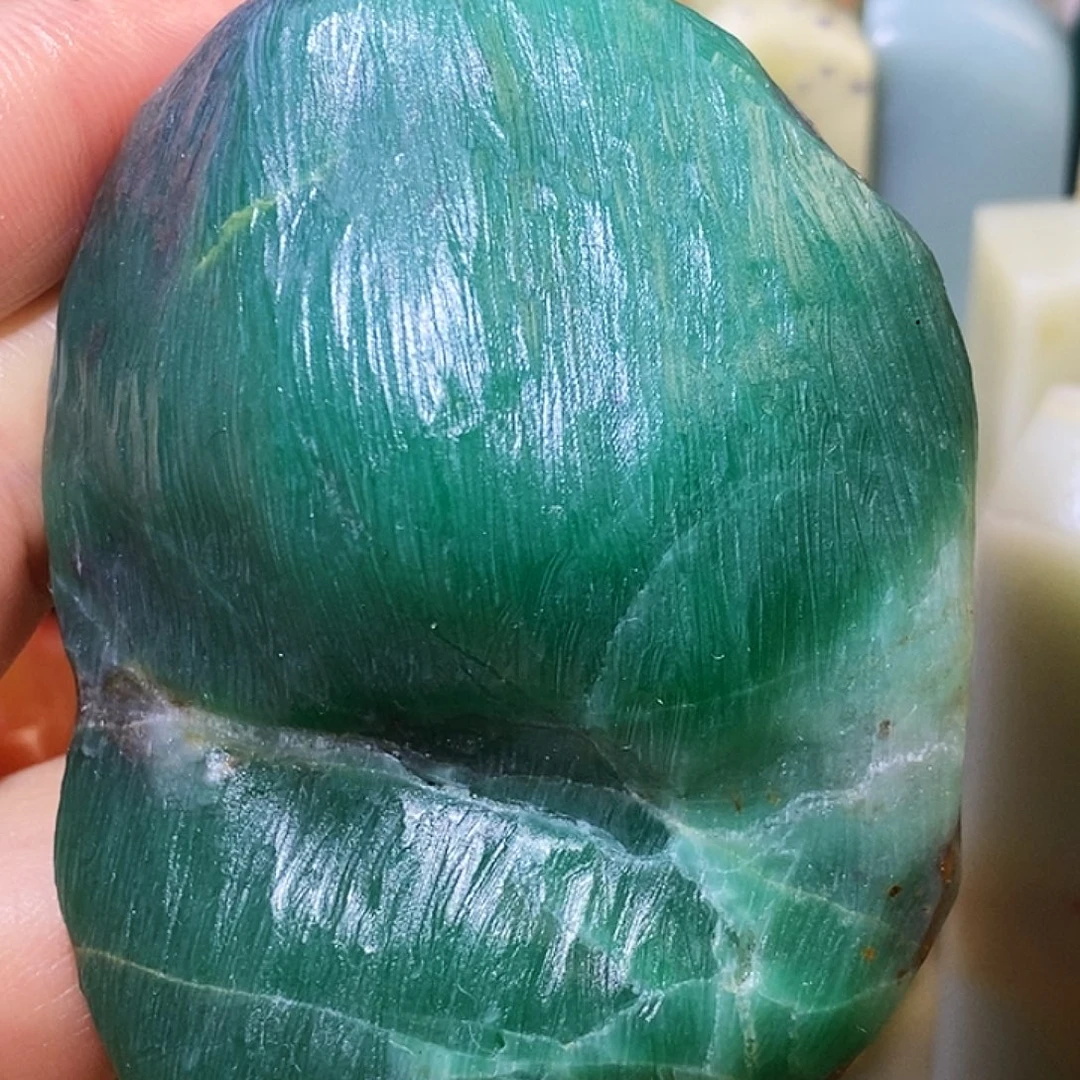 青田石四川老绿石