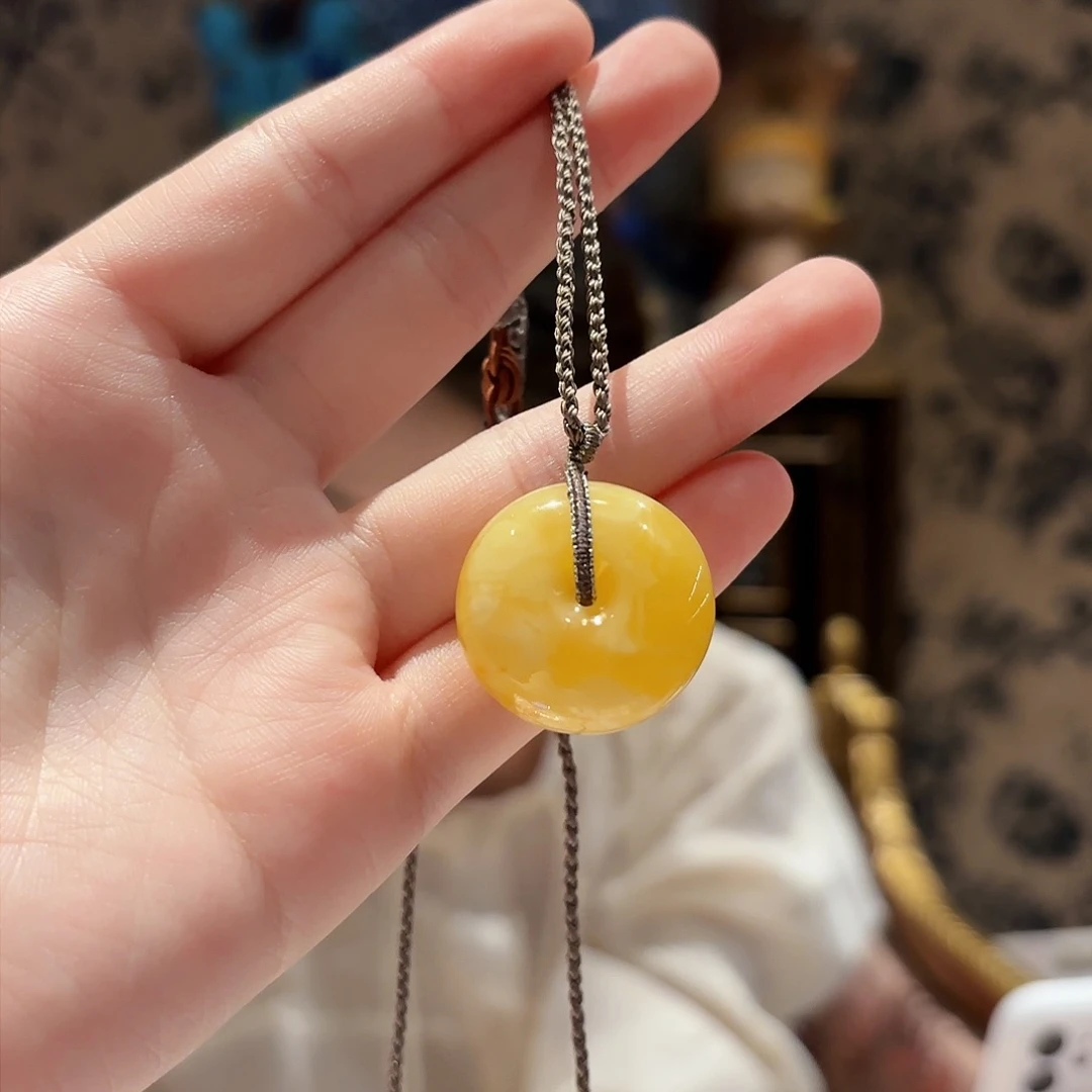 蜜蜡颈饰未镶嵌3号