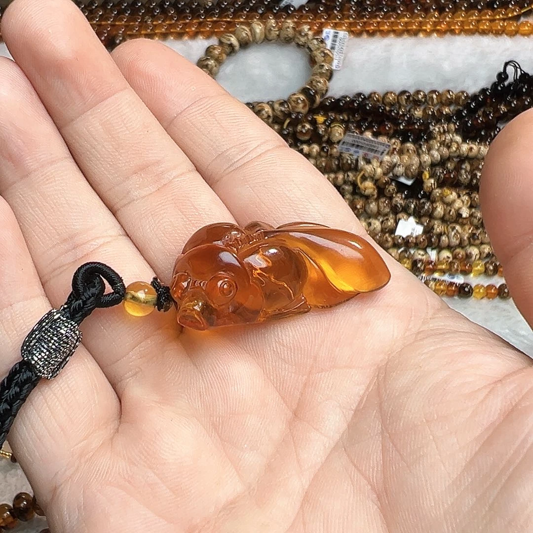 未镶嵌颈饰琥珀用****0抚顺