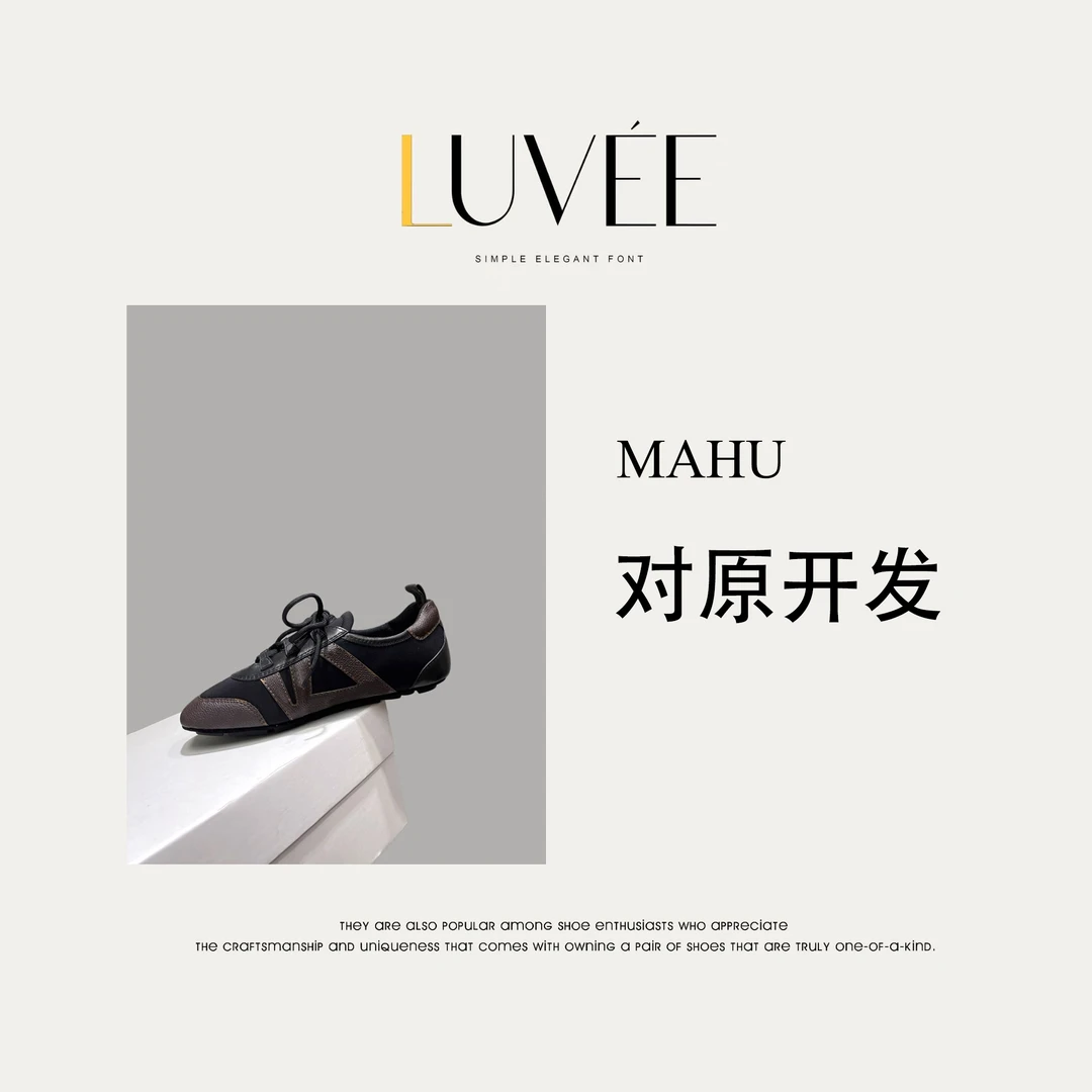 【跟高3cm】复古德训女系带百搭休闲鞋YY25003
