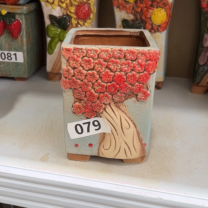 紫砂花盆粗陶材质多肉花盆