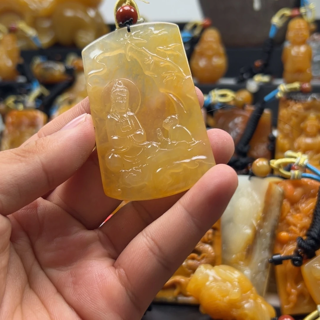 石英质玉（黄龙玉）未镶嵌多选发其一