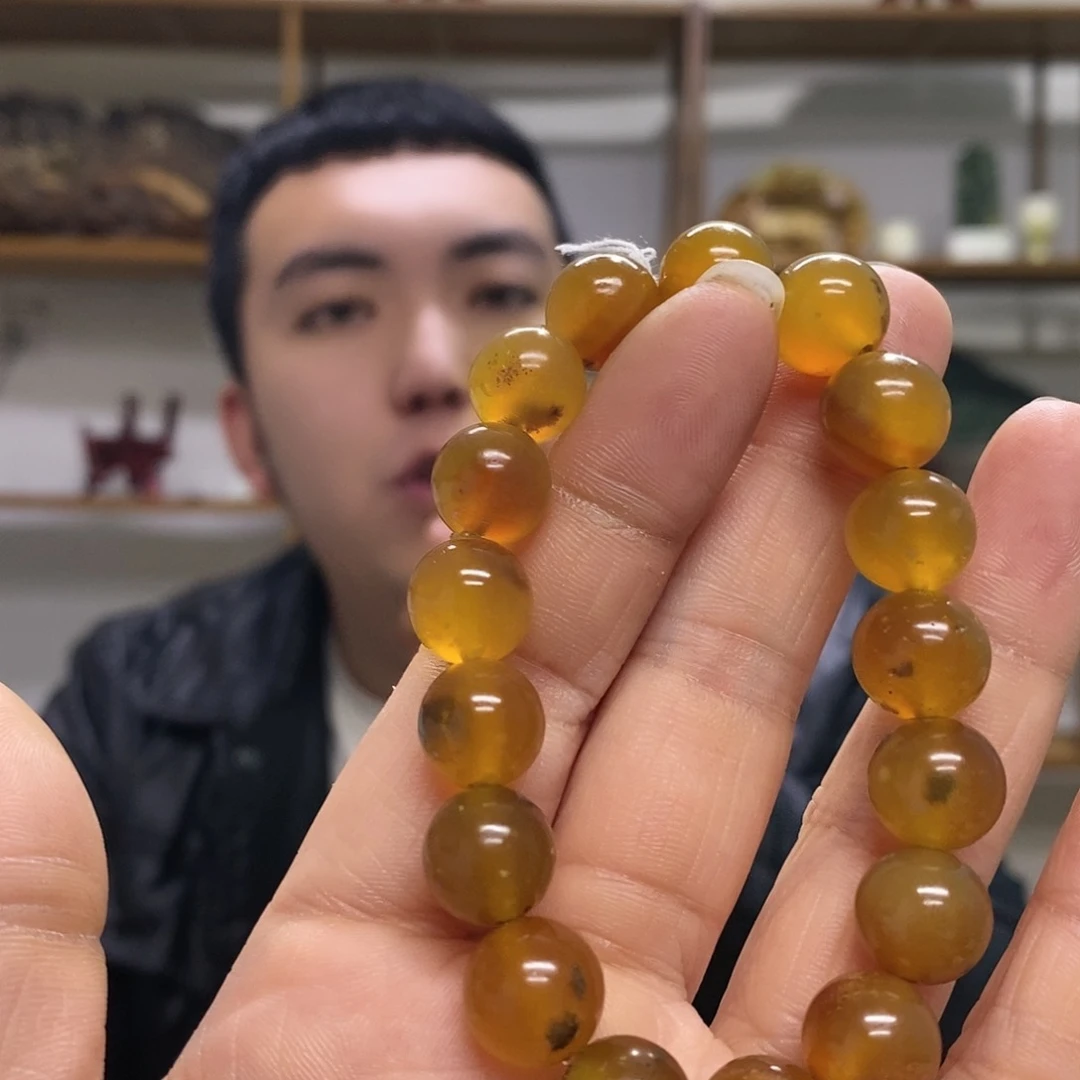 蛇纹石玉手链未镶嵌