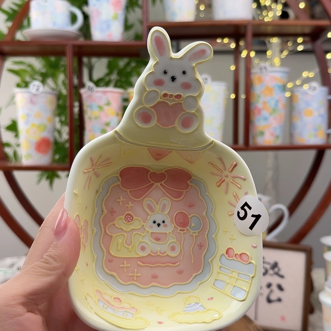 摆件陶51景德镇手绘高温釉下彩