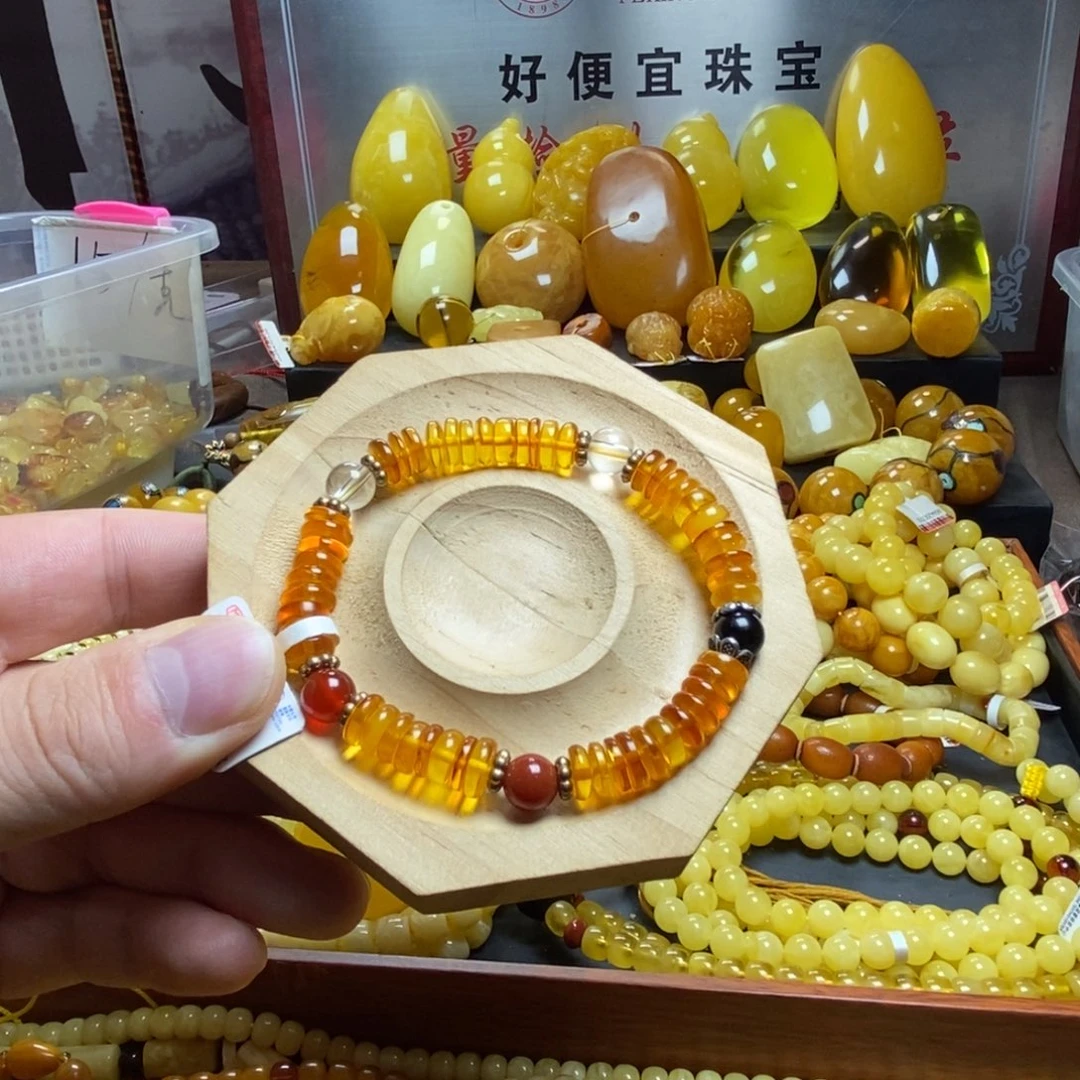 琥珀未镶嵌裸石蜜蜡