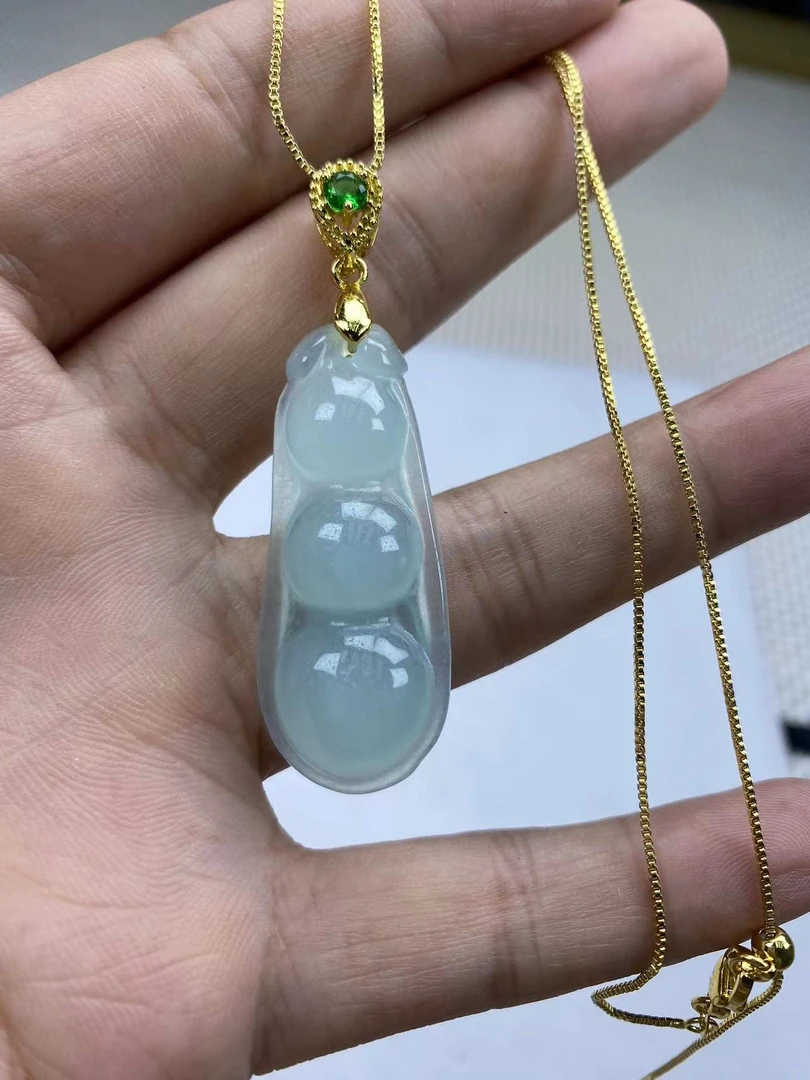 N267蓝冰豆子吊坠多样性发一