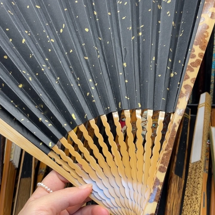 扇子云妃龙鳞翻丹青图头棕