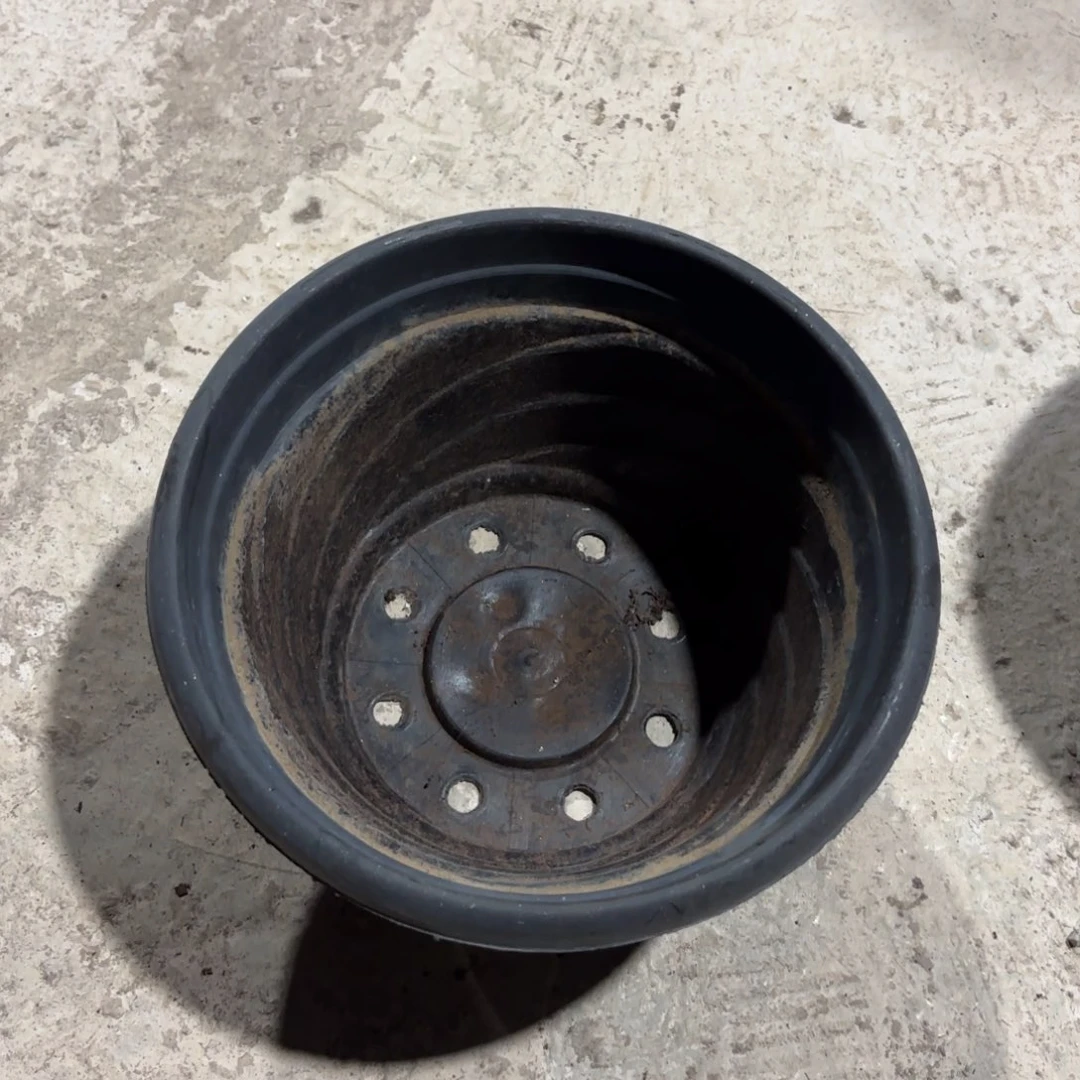 黑色螺旋盆21口径高12发30个