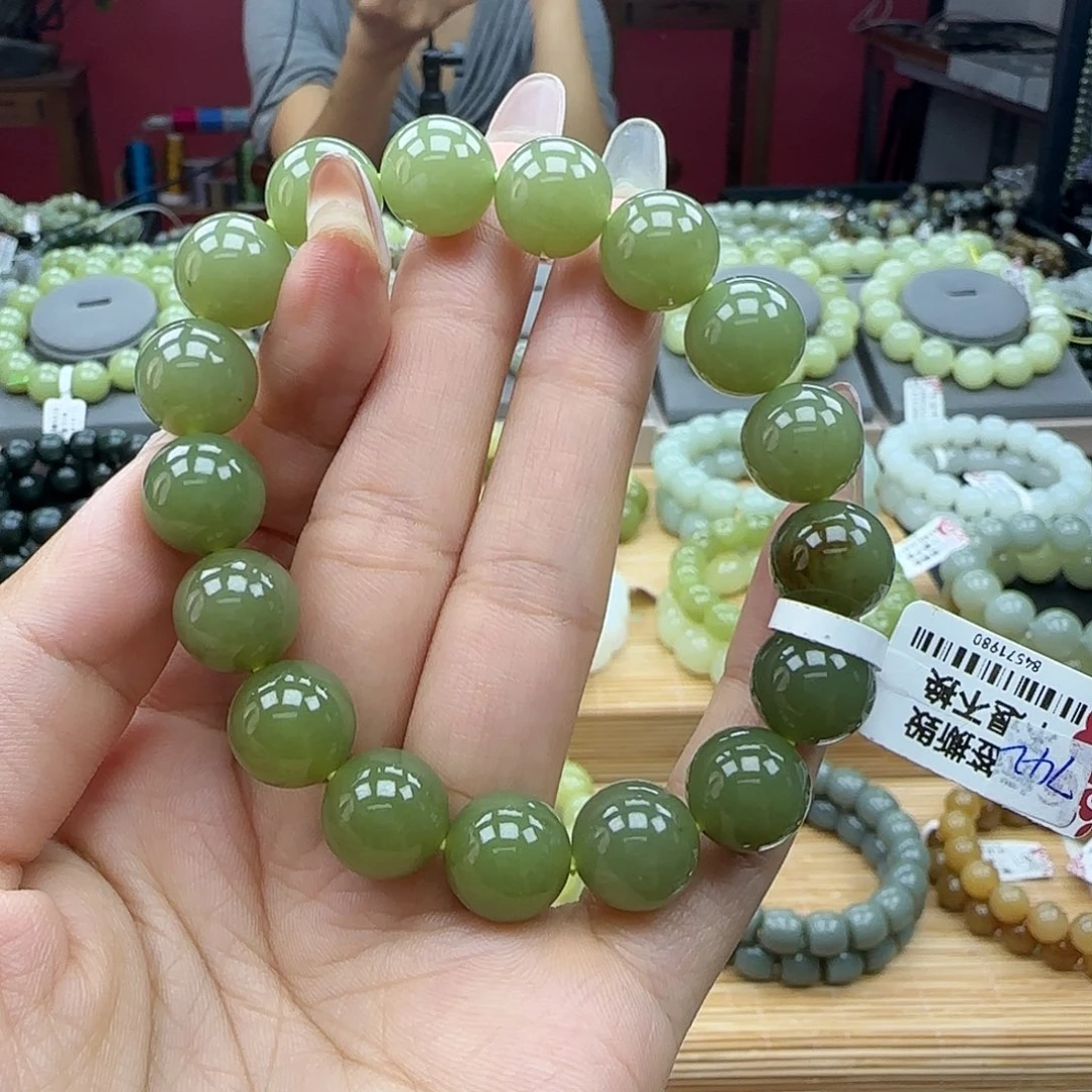 和田玉未镶嵌手串