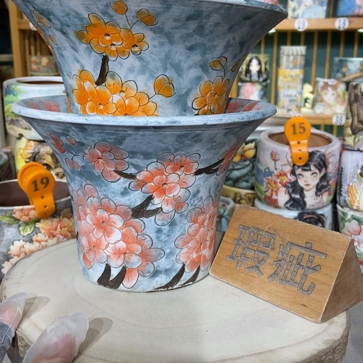 红陶景德镇艺术手绘作品