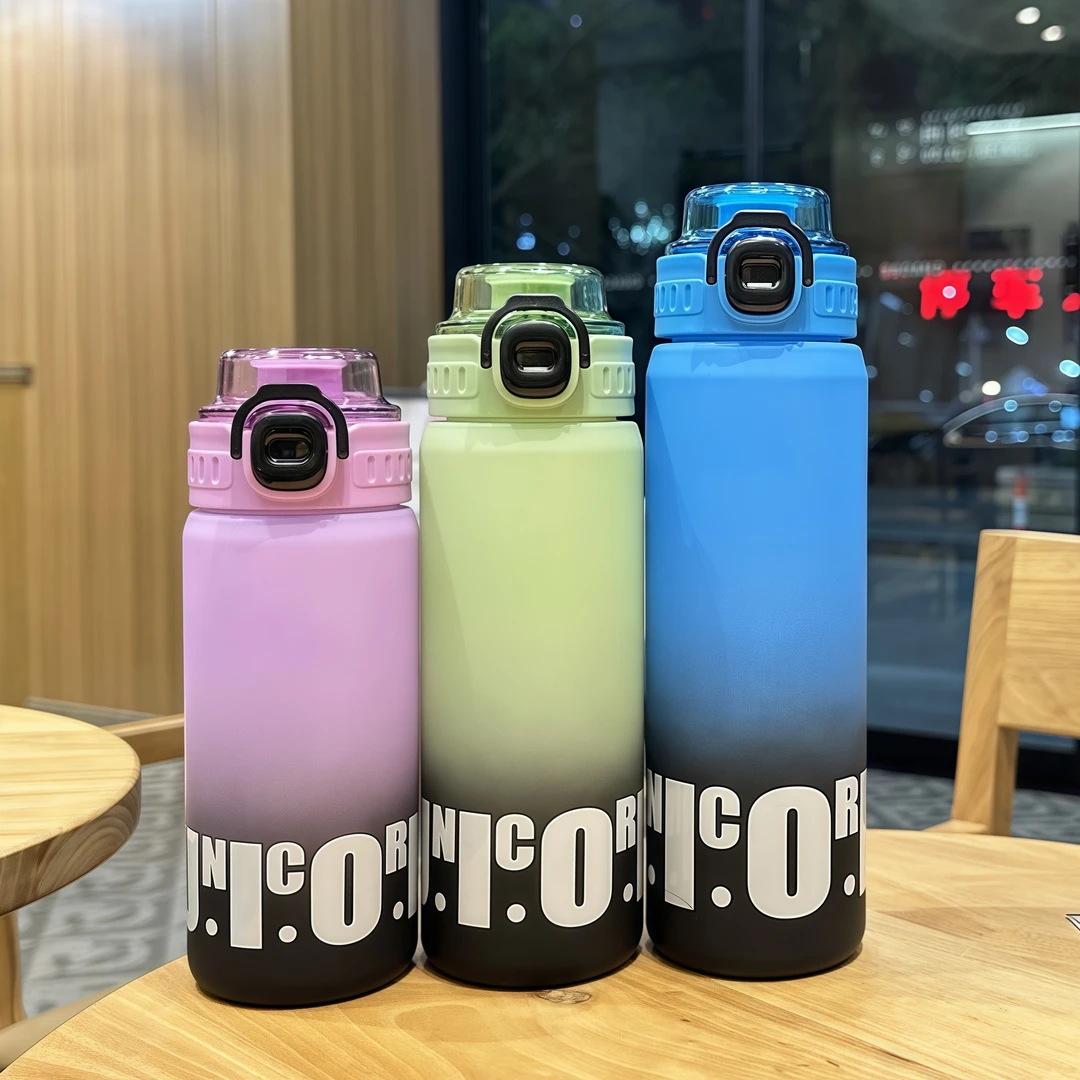 大容量塑料杯女生高颜值耐摔便携直饮水杯男户外运动水壶学生上学